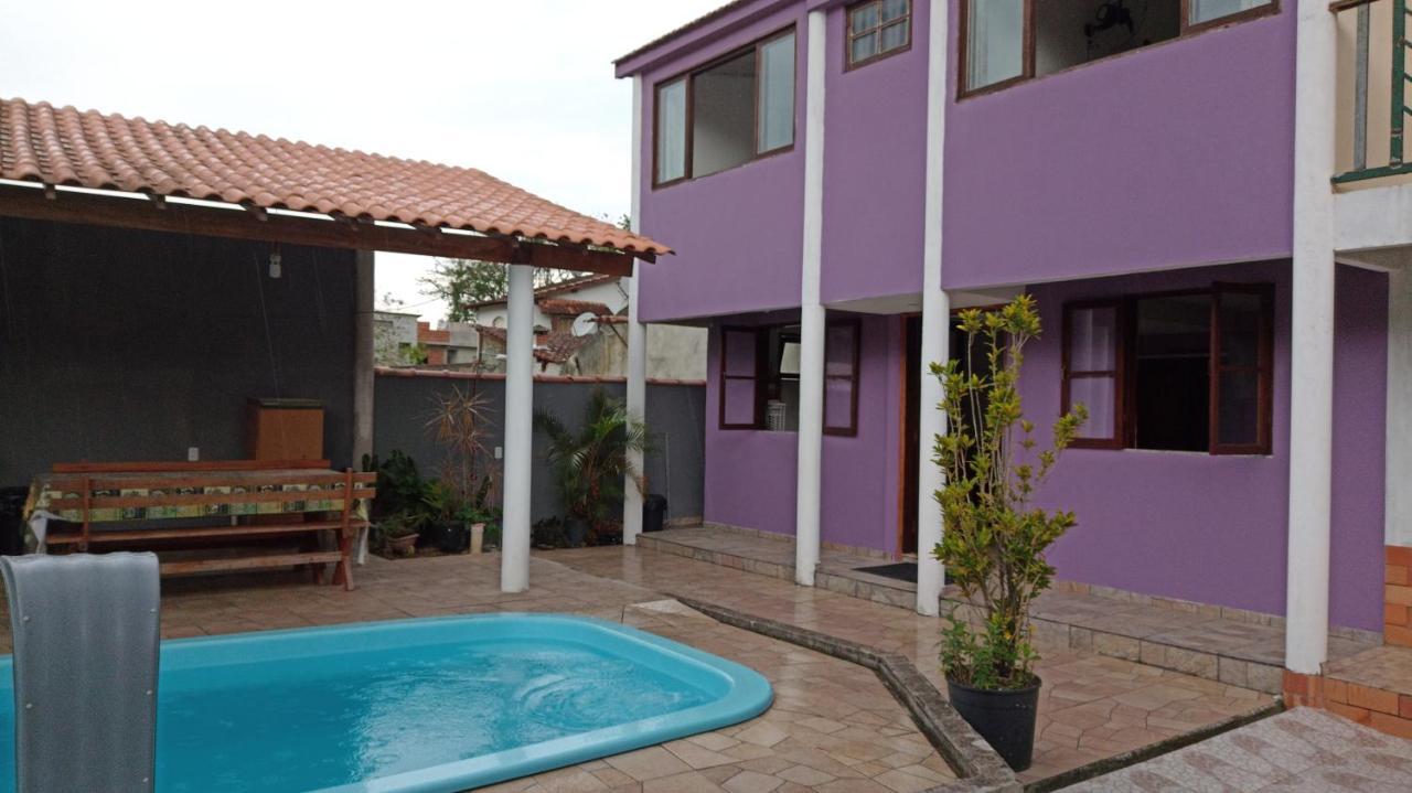 Casa Roxa Com Piscina Em Condominio Araquari Eksteriør bilde