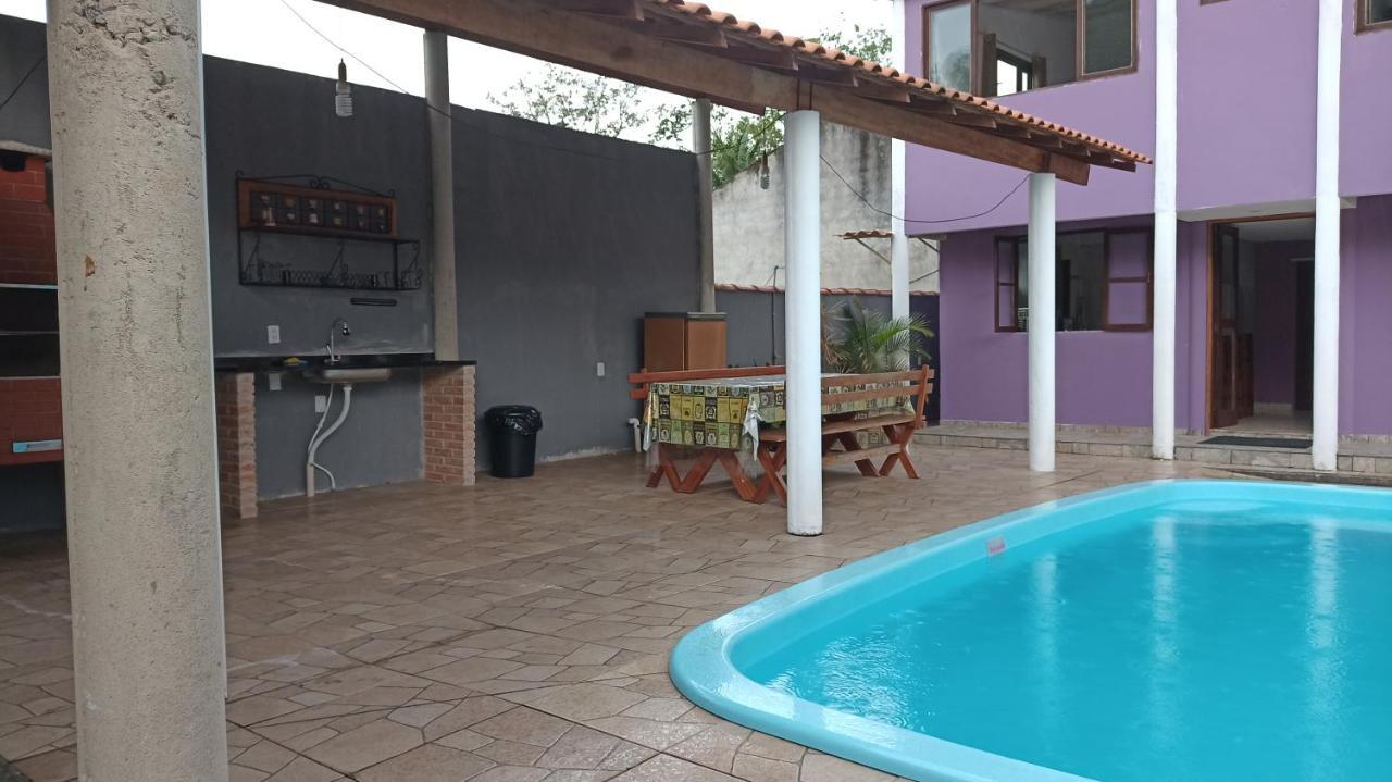 Casa Roxa Com Piscina Em Condominio Araquari Eksteriør bilde